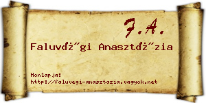 Faluvégi Anasztázia névjegykártya